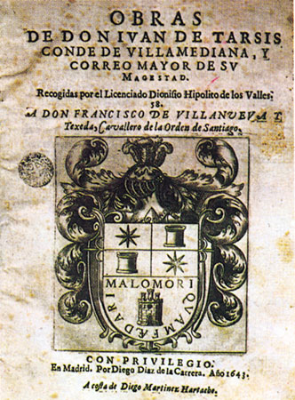 Resultado de imagen de juan de Tassis y Peralta, Conde de Villamediana